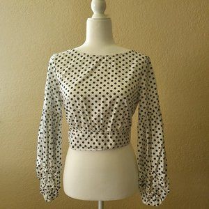 ZARA Polka Dot Top